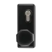 AR885K-BL Hoppe External Knob Operated Outside Access Device c&sol;w Cylinder - Black &lpar;87100225&rpar;