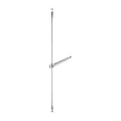 AR8800-3-SE Hoppe Touchbar Panic Bolt 3 Point Locking - Silver &lpar;87134035&rpar;