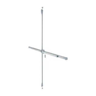 Click Here To Enlarge This Photo Of AR8808-SE Hoppe Touchbar Double Rebated Door Set - Silver &lpar;87139032&rpar;