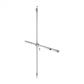 AR8808-SSS Hoppe Touchbar Double Rebated Door Set - Satin Stainless Steel &lpar;87139039&rpar;