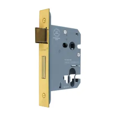 Click Here To Enlarge This Photo Of AR7004-S-76-PB Hoppe Euro Profile Sashlock Case 76mm - Polished Brass &lpar;50017865&rpar;