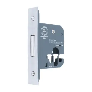 Click Here To Enlarge This Photo Of AR7006-S-63-SC Hoppe Euro Profile Deadlock Case 63mm - Satin Chrome &lpar;50017871&rpar;