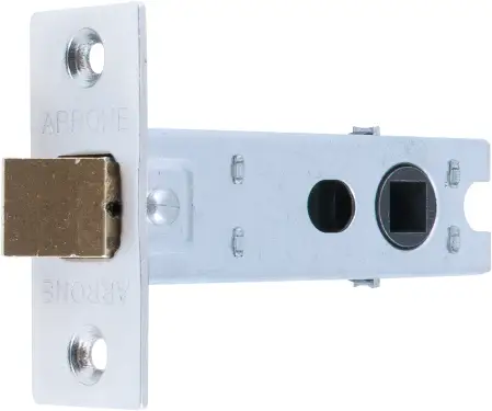Click Here To Enlarge This Photo Of AR8017-75-SC Hoppe Tubular Mortice Latch 75mm - Satin Chrome &lpar;87111913&rpar;