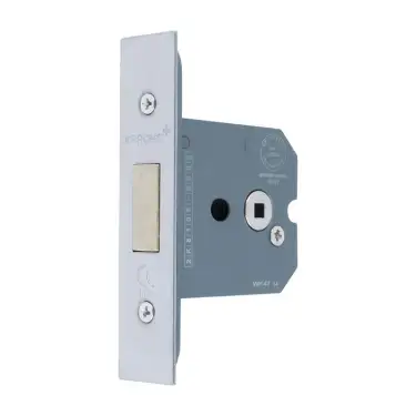 Click Here To Enlarge This Photo Of AR8031-63-SC Hoppe Square Case Bathroom Deadbolt 63mm - Satin Chrome &lpar;87109139&rpar;
