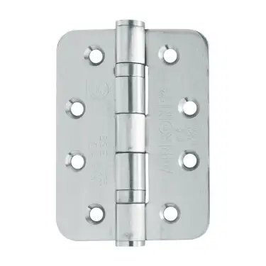 Click Here To Enlarge This Photo Of AR8182-SSS Hoppe Arrone 102mm x 76mm x 3mm Grade 13 Radius Ball Bearing Butt Hinges - Satin Stainless Steel &lpar;87105952&rpar;