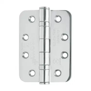 Click Here To Enlarge This Photo Of AR9292-PSS Hoppe Arrone 102mm x 76mm x 3mm Grade 13 Radius Ball Bearing Butt Hinges - Polished Stainless Steel &lpar;87105953&rpar;