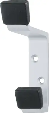 Click Here To Enlarge This Photo Of AR218 Hoppe Buffered Hat And Coat Hook - Satin Anodised Aluminium &lpar;8504459&rpar;