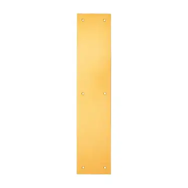 Click Here To Enlarge This Photo Of AR424B Hoppe 350mm x 75mm Finger Plate - Polished Brass &lpar;8506727&rpar;
