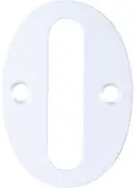 AR140&sol;0 Hoppe 50mm Numeral 0 - Satin Anodised Aluminium &lpar;8500721&rpar;