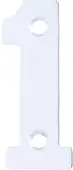AR140&sol;1 Hoppe 50mm Numeral 1 - Satin Anodised Aluminium &lpar;8500728&rpar;