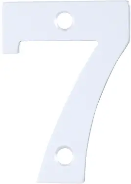 Click Here To Enlarge This Photo Of AR140&sol;7 Hoppe 50mm Numeral 7 - Satin Anodised Aluminium &lpar;8500770&rpar;