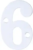 AR140&sol;9 Hoppe 50mm Numeral 9 - Satin Anodised Aluminium &lpar;8500784&rpar;