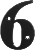 AR740-6-BLK Hoppe 79mm Face Fix Numeral 6 & 9 - Black &lpar;87143694&rpar;