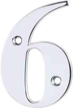 Click Here To Enlarge This Photo Of AR740-6-PCH Hoppe 79mm Face Fix Numeral 6 & 9 - Polished Chrome &lpar;87143708&rpar;