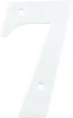 AR740-7-WHT Hoppe 79mm Face Fix Numeral 7 - White &lpar;87143715&rpar;