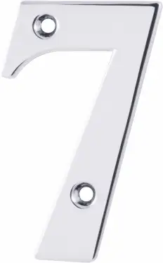 Click Here To Enlarge This Photo Of AR740-7-PCH Hoppe 79mm Face Fix Numeral 7 - Polished Chrome &lpar;87143736&rpar;