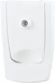 AR725-WHT Hoppe Designer Door Knocker With Viewer - White &lpar;87143491&rpar;