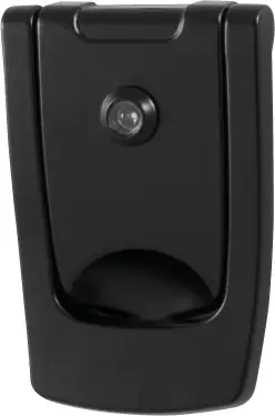 Click Here To Enlarge This Photo Of AR725-BLK Hoppe Designer Door Knocker With Viewer - Black &lpar;87143498&rpar;