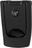 AR725-BLK Hoppe Designer Door Knocker With Viewer - Black &lpar;87143498&rpar;
