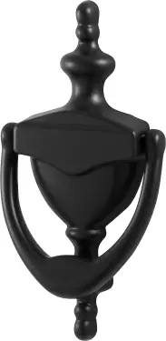Click Here To Enlarge This Photo Of AR726-BLK Hoppe Traditional Door Knocker - Black &lpar;87143414&rpar;