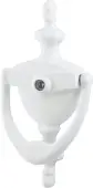AR727-WHT Hoppe Traditional Door Knocker With Viewer - White &lpar;87143435&rpar;