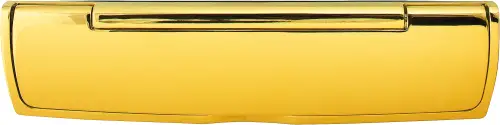Click Here To Enlarge This Photo Of AR708A-PBR Hoppe 76mm x 310mm Letterplate - Polished Brass &lpar;87143393&rpar;
