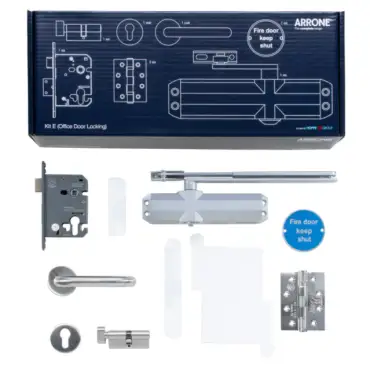 Click Here To Enlarge This Photo Of AR-FD&sol;KIT E Hoppe Arrone Complete Fire Door Kit for FD30 Sash Locking Door &lpar;Levers&rpar; - &lpar;50012988&rpar;