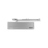 AR9500SD-L-SSS Hoppe Size 2-6 Heavy Duty Overhead Door Closer for Steel Doors - Satin Stainless Steel &lpar;50019818&rpar;
