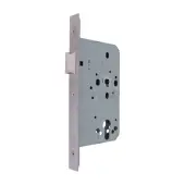 AR8101-S-60-SSS Hoppe DIN Latch Square Forend&comma; 60mm Backset - Satin Stainless Steel &lpar;87134329&rpar;