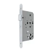 AR8104-R-60-SSS Hoppe Euro Profile DIN Nightlatch Radius Forend&comma; 60mm Backset - Satin Stainless Steel &lpar;87134434&rpar;