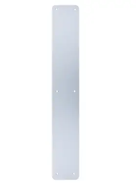 Click Here To Enlarge This Photo Of AR224F-SAA Hoppe Fingerplate 475mm x 75mm&comma; Radius Corner - Aluminium &lpar;50014912&rpar;
