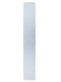 AR224F-SAA Hoppe Fingerplate 475mm x 75mm&comma; Radius Corner - Aluminium &lpar;50014912&rpar;