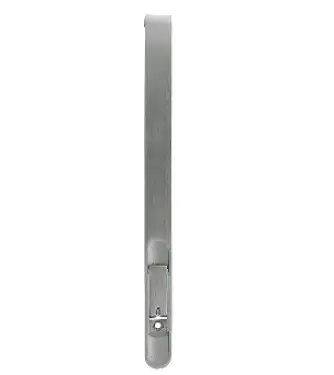 Click Here To Enlarge This Photo Of AR326B-R-SSS Hoppe 200mm x 20mm Lever Action Flush Bolt&comma; Radius End - Satin Stainless Steel &lpar;87134462&rpar;