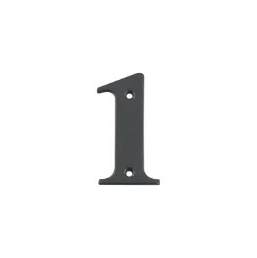 Click Here To Enlarge This Photo Of AR740-1-AG Hoppe 79mm Face Fix Numeral 1 - Anthracite Grey Finish &lpar;50022301&rpar;