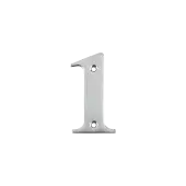 AR740-1-SC Hoppe 79mm Face Fix Numeral 1 - Satin Chrome &lpar;50022295&rpar;