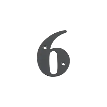 Click Here To Enlarge This Photo Of AR740-6&sol;9-AG Hoppe 79mm Face Fix Numeral 6 & 9 - Anthracite Grey Finish &lpar;50022465&rpar;