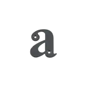 AR740-A-AG Hoppe 55mm Face Fix Letter A - Anthracite Grey Finish &lpar;50022143&rpar;
