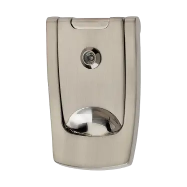 Click Here To Enlarge This Photo Of AR725K-GRA Hoppe Designer Knocker With Viewer - Graphite Finish &lpar;50022039&rpar;