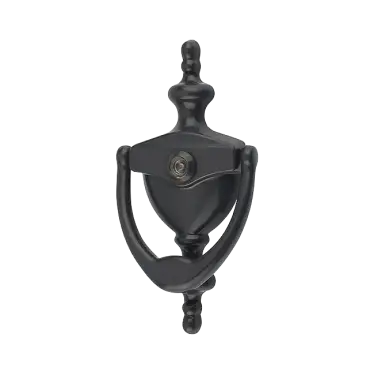 Click Here To Enlarge This Photo Of AR727K-AG Hoppe Traditional Knocker With Viewer - Anthracite Grey Finish &lpar;50022118&rpar;