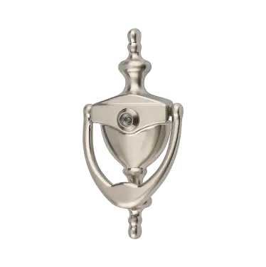 Click Here To Enlarge This Photo Of AR727K-GRA Hoppe Traditional Knocker With Viewer - Graphite Finish &lpar;50022095&rpar;