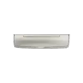 AR708A-SC Hoppe 76mm x 310mm Letterplate to suit 44-70mm Thick Doors - Satin Chrome &lpar;50021989&rpar;