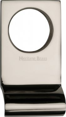 Click Here To Enlarge This Photo Of V933-PNF Heritage Brass Square Cylinder Pull Polished Nickel Finish