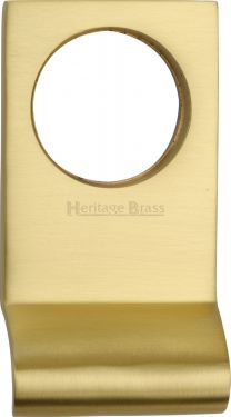 Click Here To Enlarge This Photo Of V933-SB Heritage Brass Square Cylinder Pull Satin Brass Finish