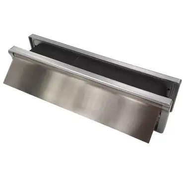 Click Here To Enlarge This Photo Of AFTLBFXC&sol;30SS Astroflame FX Telescopic Intumescent Letter Box &lpar;30min&rpar; 12 inch Stainless Steel &lpar;Silver Frame&rpar;