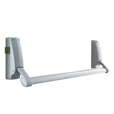 Click Here To Enlarge This Photo Of BRITON 378&period;SE Single Door Push Bar Panic Latch - Silver