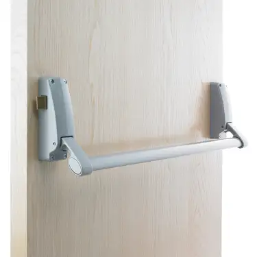Click Here To Enlarge This Photo Of BRITON 378&period;SE Single Door Push Bar Panic Latch - Silver