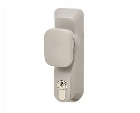 Click Here To Enlarge This Photo Of BRITON 1413&period;KE&period;SE Knob Operated Outside Access Device - Silver