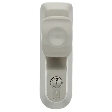 Click Here To Enlarge This Photo Of BRITON 1413&period;KE&period;SE Knob Operated Outside Access Device - Silver