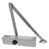 BRITON 2003&period;SES Fixed Power Size 3 Overhead Door Closer - Silver