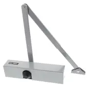 BRITON 2003V&period;SES Adjustable Power Size 2-4 Overhead Door Closer - Silver